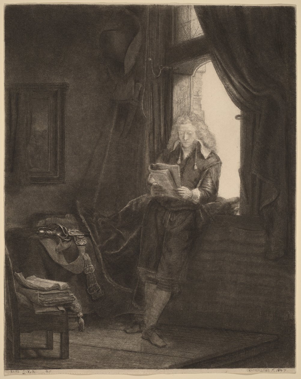 Jan Six tekijältä Rembrandt van Rijn