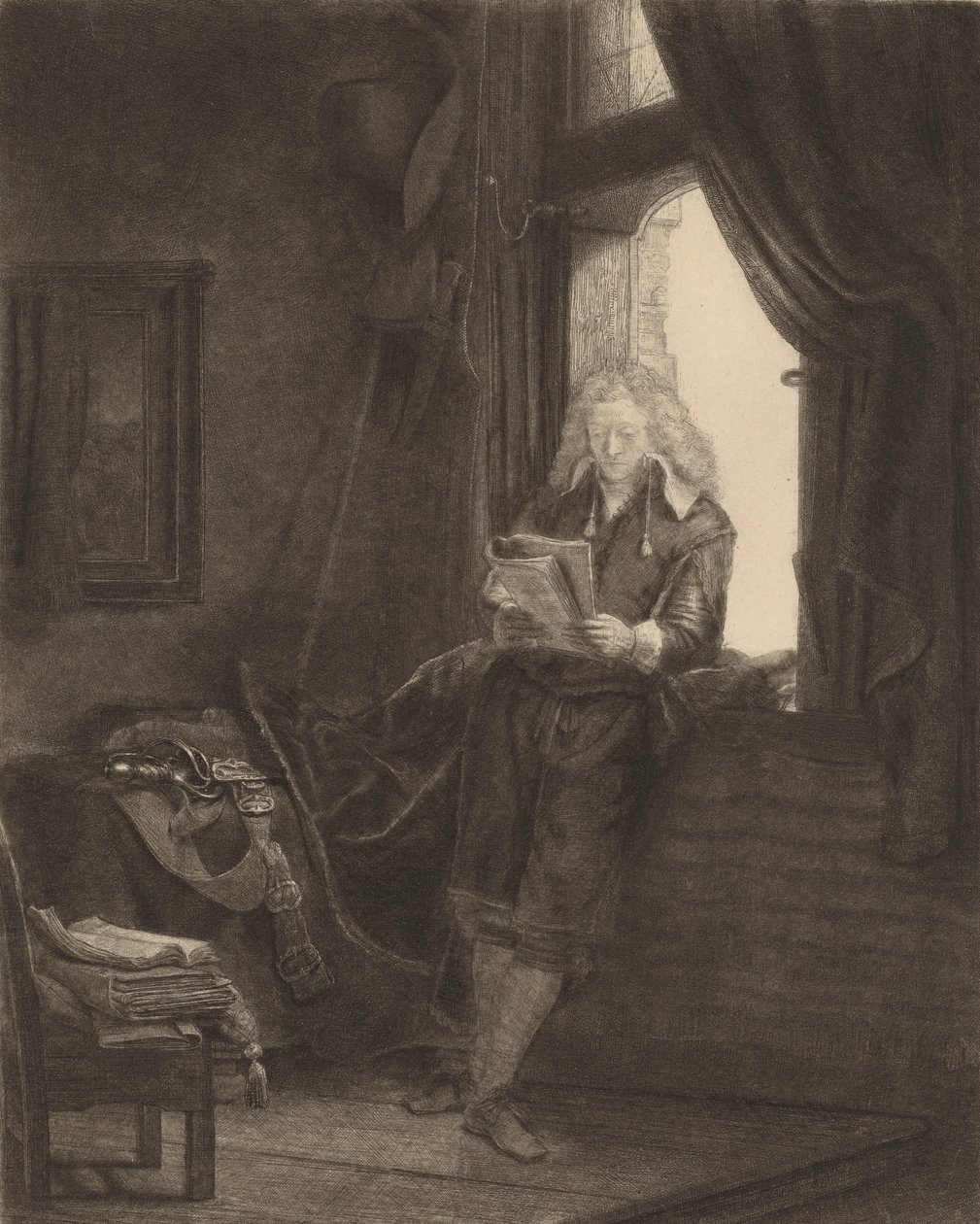 Tammikuu kuusi, 1647. tekijältä Rembrandt van Rijn