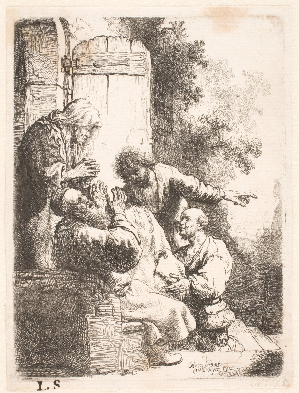 Joosefin takki tuotiin Jaakobille tekijältä Rembrandt van Rijn