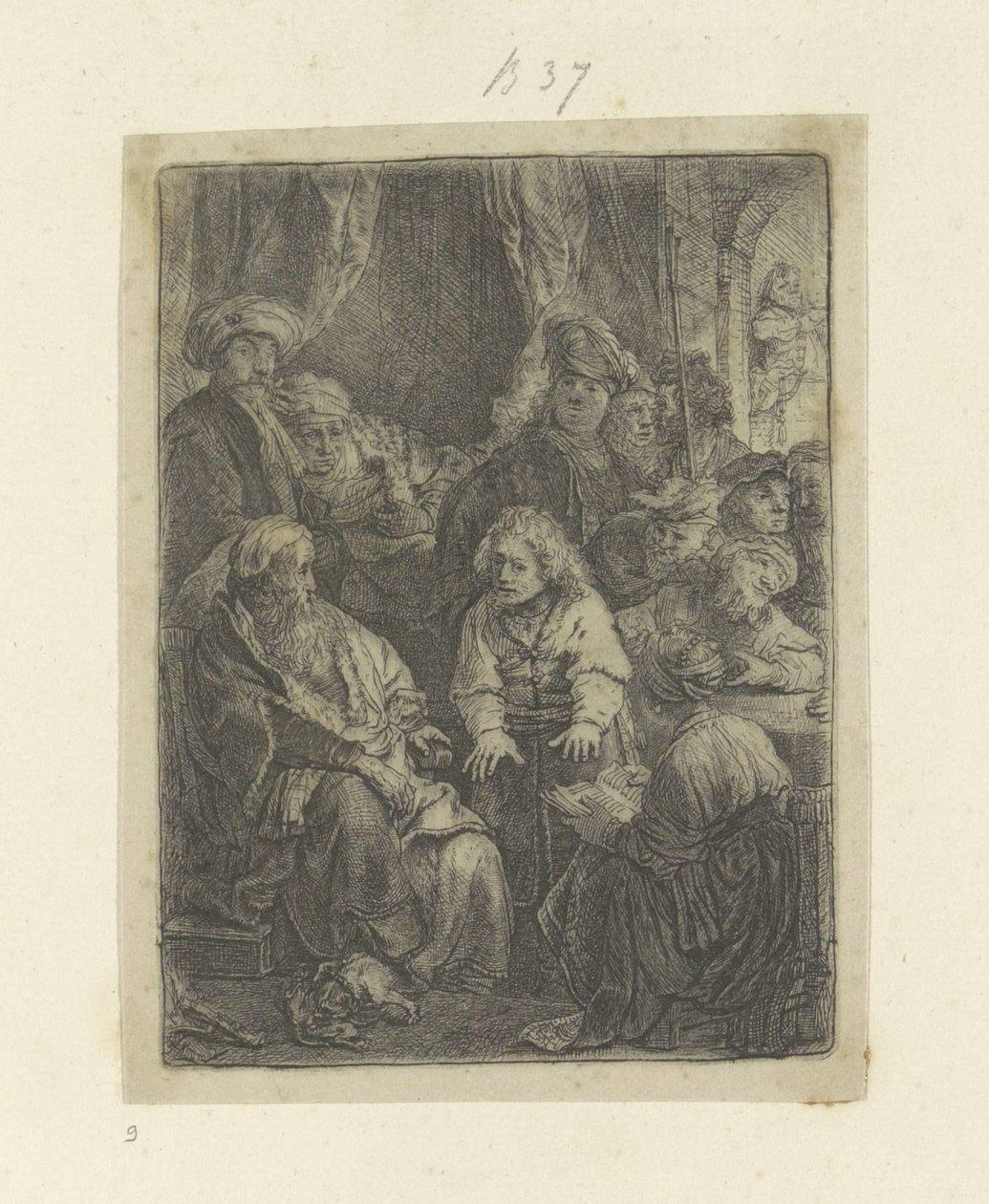 Joosef kertoo unistaan Recueil de quatre-vingt-cinq estampes originales (sarjan nimi) tekijältä Rembrandt van Rijn