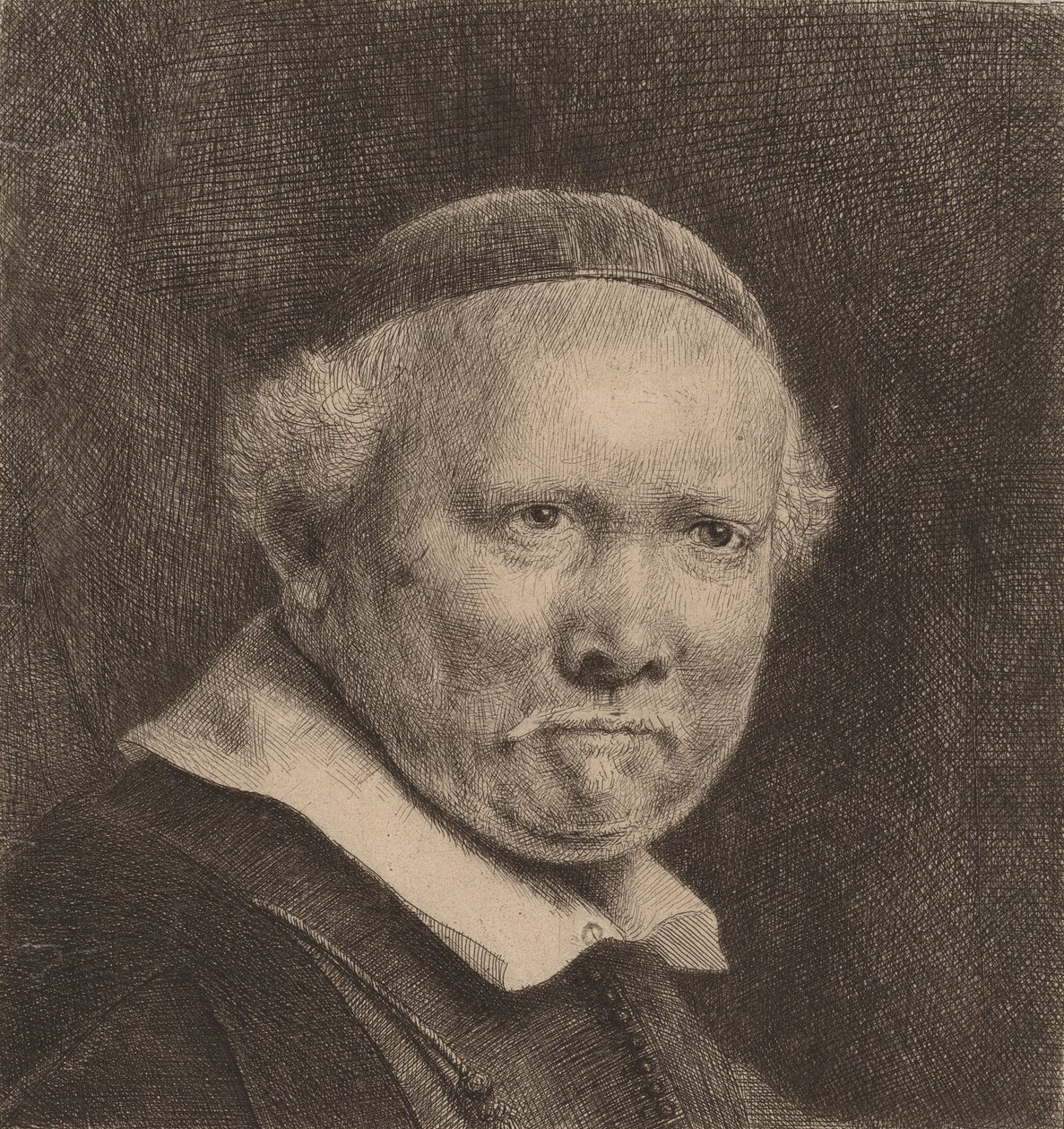 Lieven Willemsz van Coppenol: Isompi lautanen, 1658. tekijältä Rembrandt van Rijn