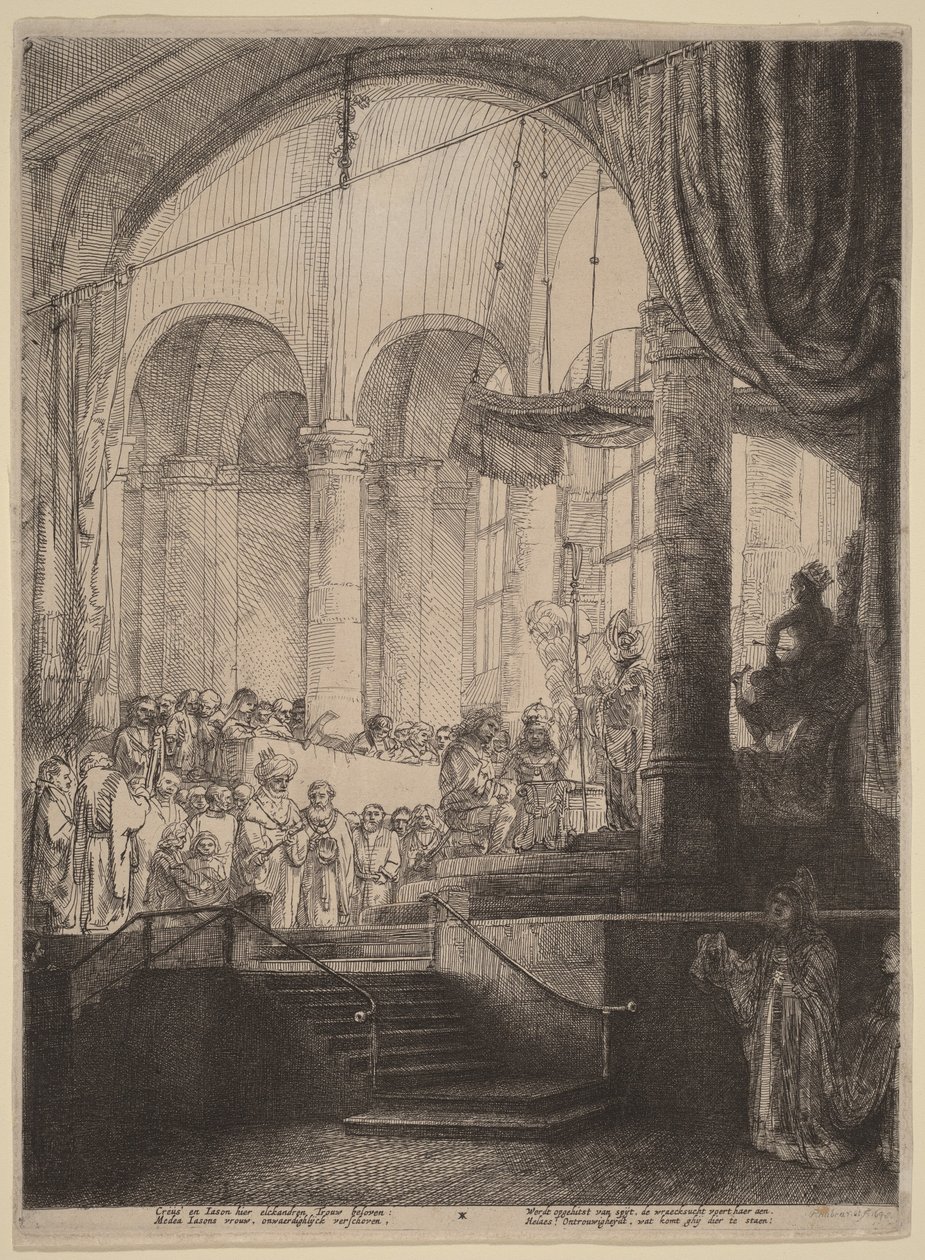 Medea eli Jasonin ja Creusan avioliitto tekijältä Rembrandt van Rijn