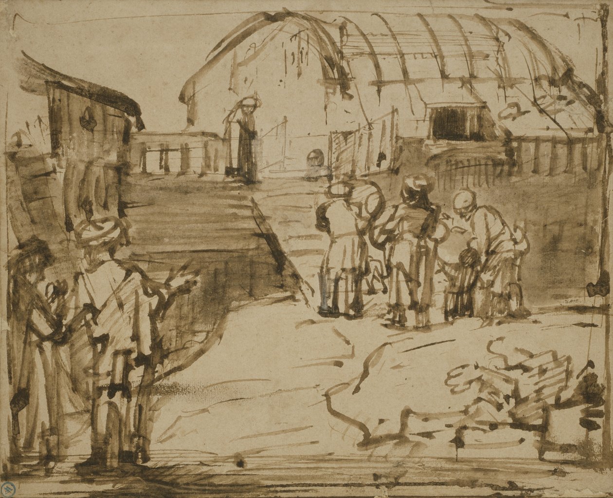 Nooan arkki, 1660 tekijältä Rembrandt van Rijn