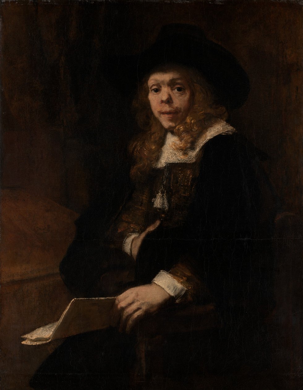 Gerard de Lairessen muotokuva, 1665-67. tekijältä Rembrandt van Rijn