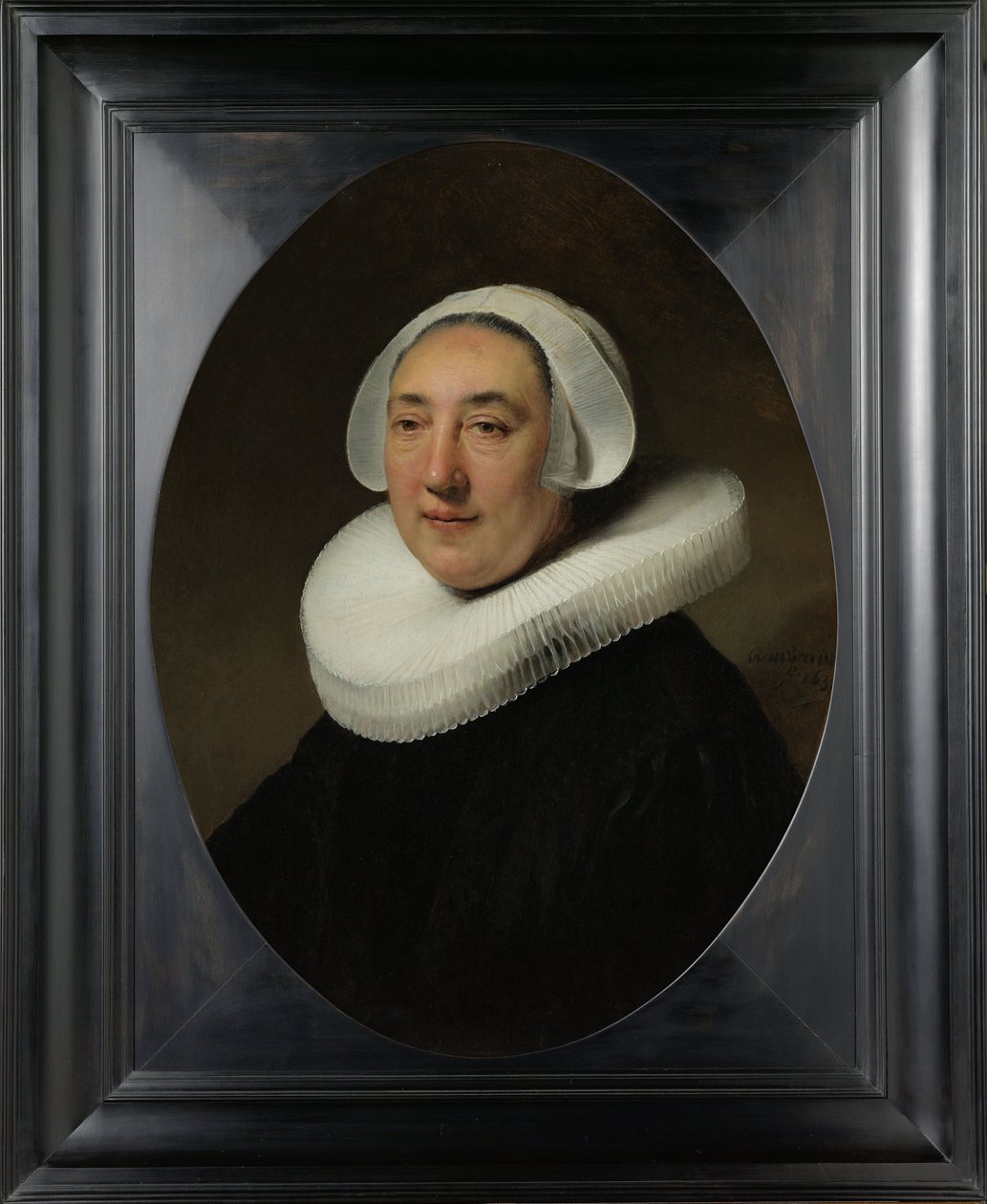 Haesje Jacobsdr van Cleyburgin muotokuva, 1634. tekijältä Rembrandt van Rijn