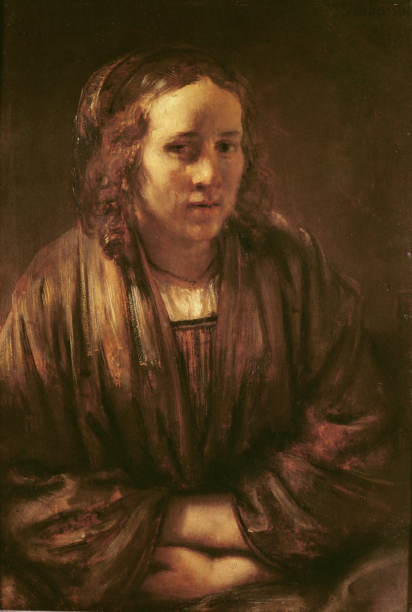 Hendrikje Stoffelsin muotokuva tekijältä Rembrandt van Rijn