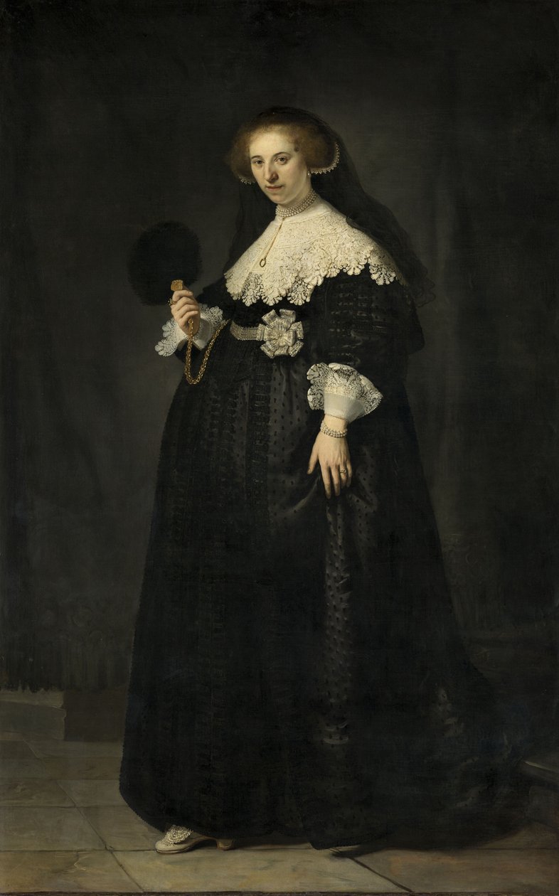 Oopjen Coppitin muotokuva, 1634 tekijältä Rembrandt van Rijn
