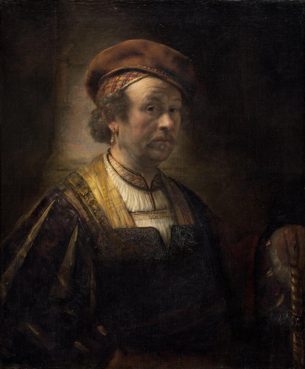 Rembrandtin muotokuva, 1650 tekijältä Rembrandt van Rijn
