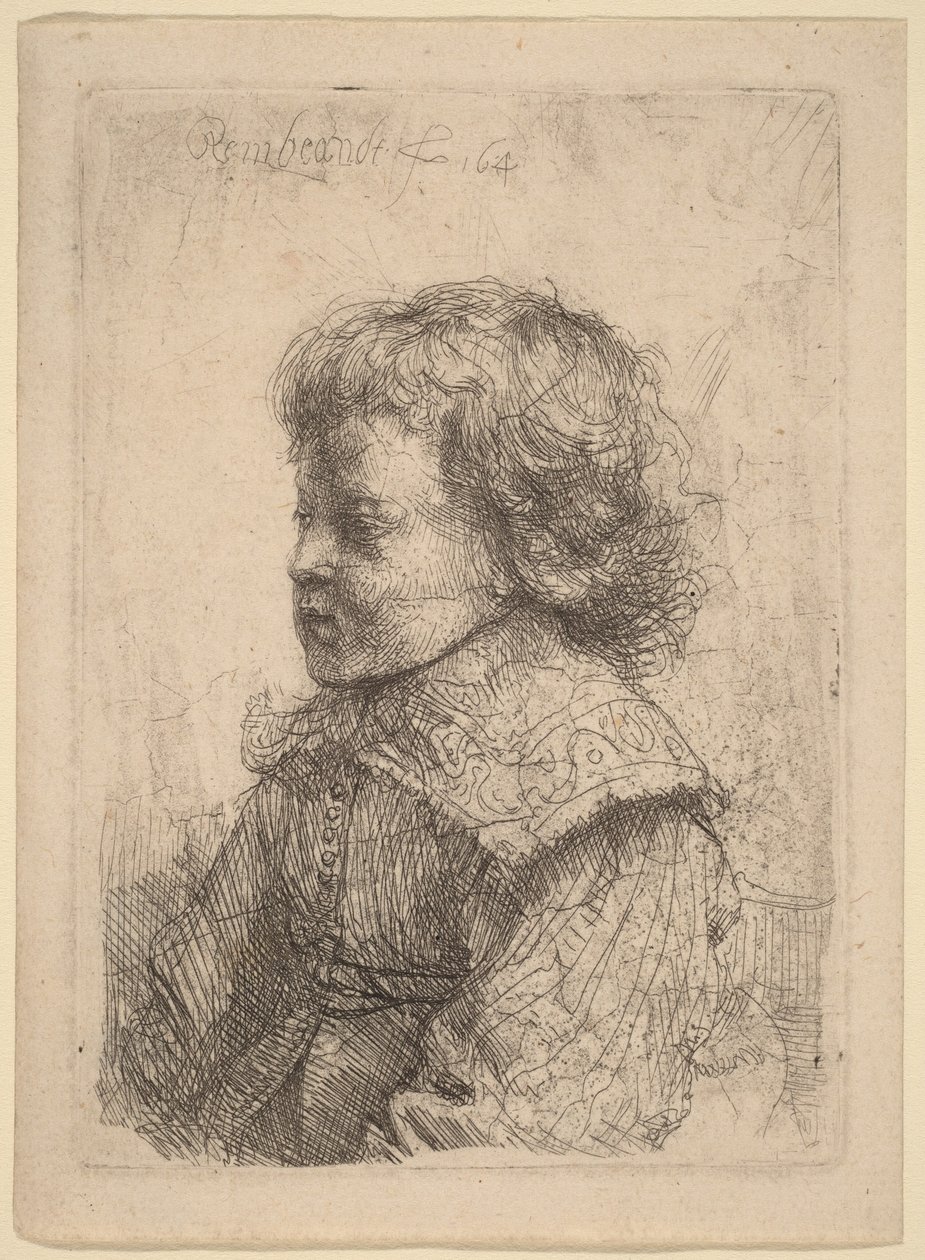 Poikien profiilikuva tekijältä Rembrandt van Rijn