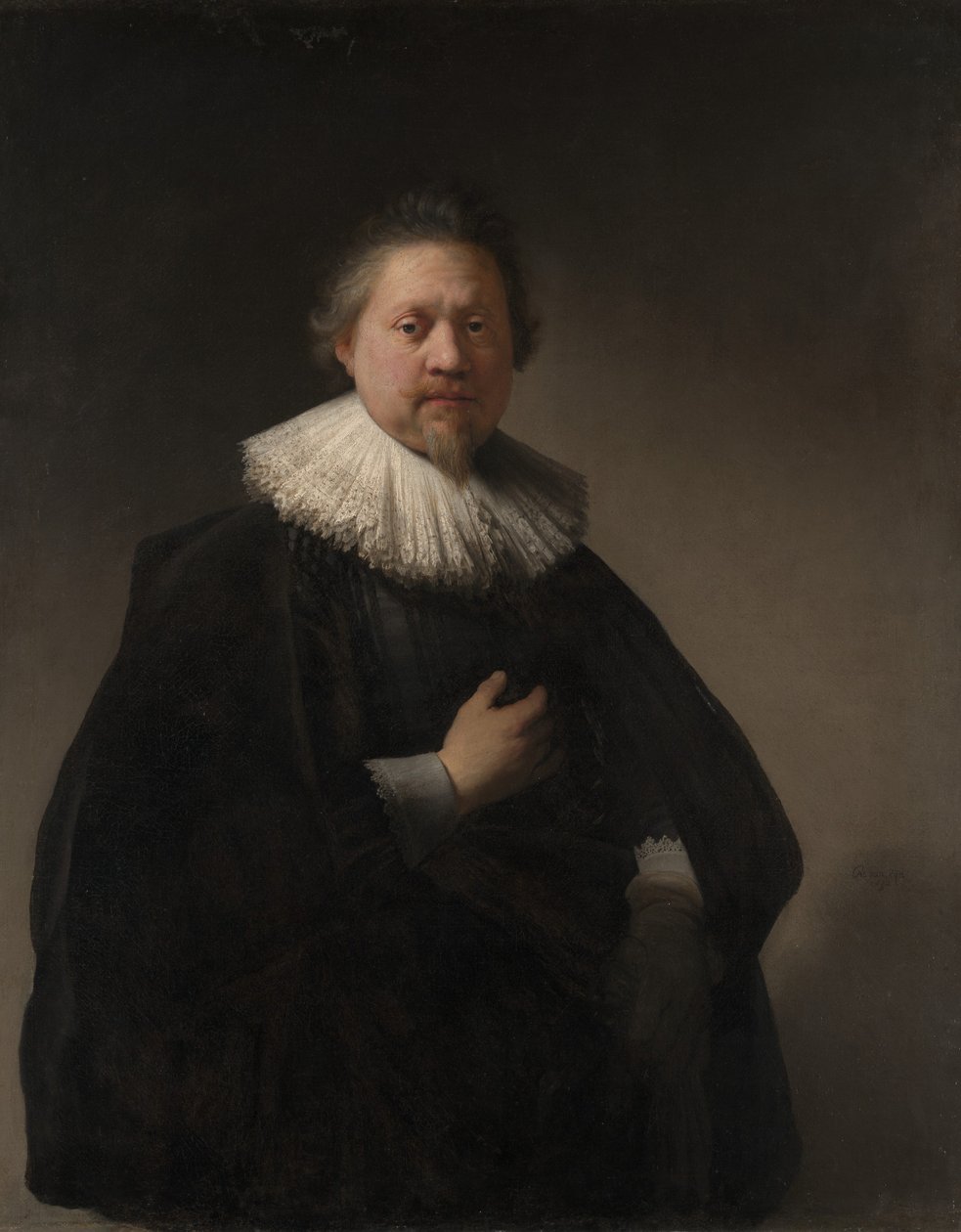 Muotokuva miehestä, luultavasti Van Beresteynin perheen jäsenestä, 1632. tekijältä Rembrandt van Rijn