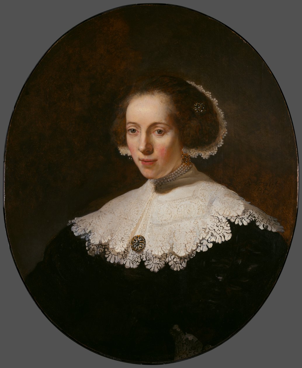 Naisen muotokuva, n. 1632-35 tekijältä Rembrandt van Rijn