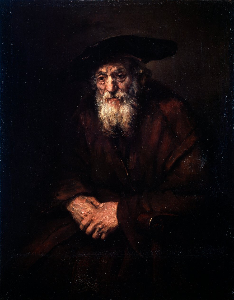 Vanhan juutalaisen muotokuva, 1654. tekijältä Rembrandt van Rijn