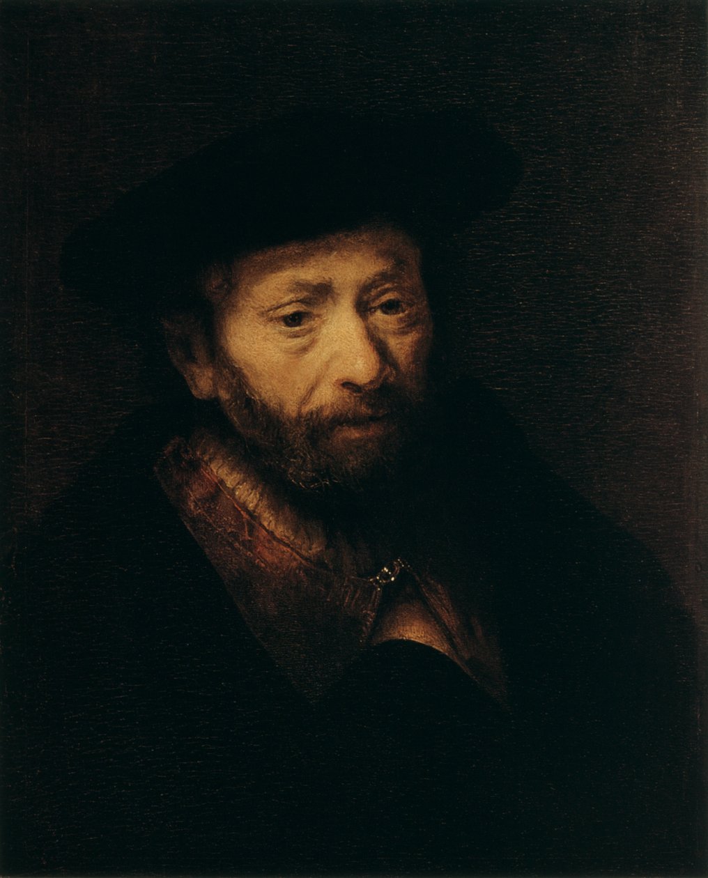 Vanhan miehen muotokuva, 1600-luku tekijältä Rembrandt van Rijn