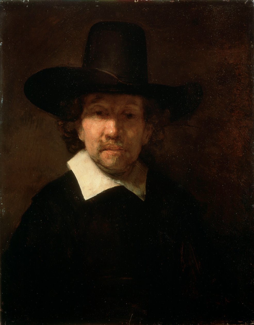 Runoilija Jeremias de Deckerin muotokuva, 1666. tekijältä Rembrandt van Rijn