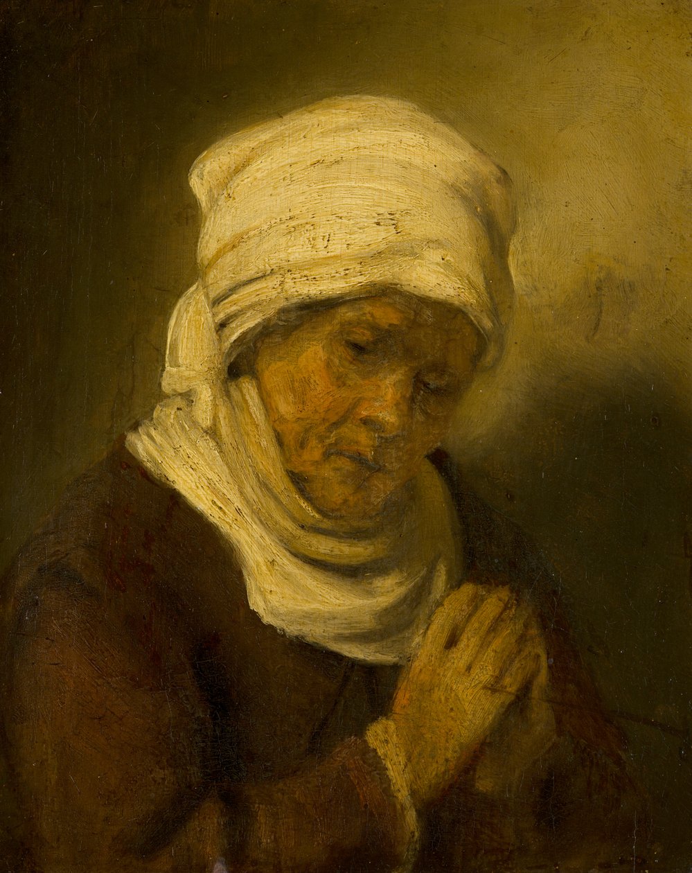 Rukoileva nainen, noin 1660 tekijältä Rembrandt van Rijn
