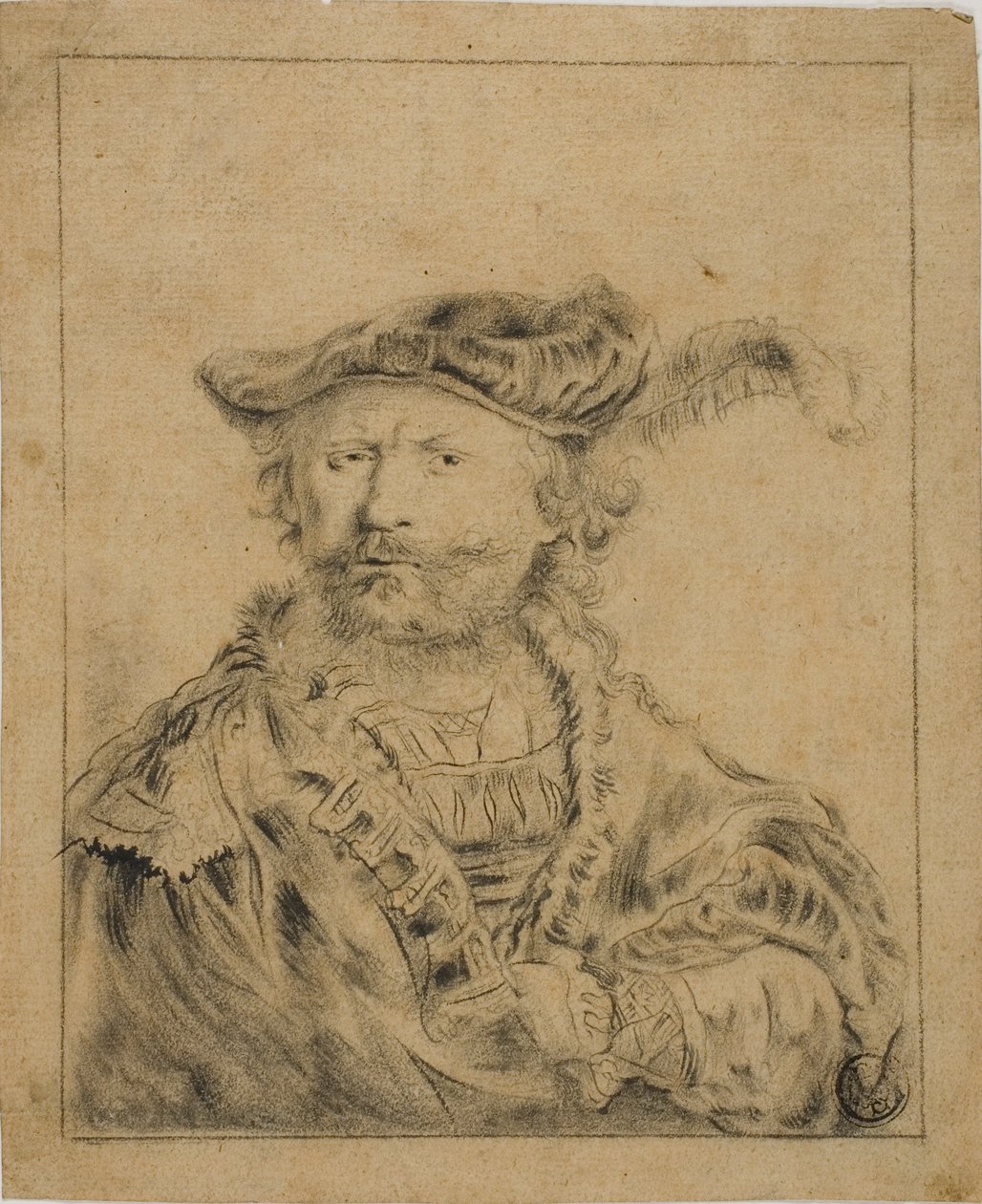 Rembrandt hattuneen tekijältä Rembrandt van Rijn