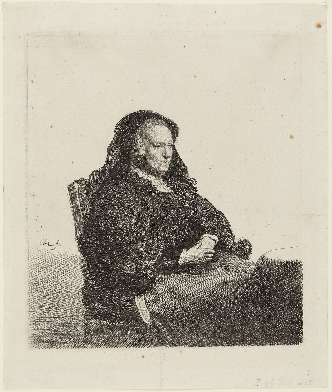 Rembrandtin äiti tekijältä Rembrandt van Rijn