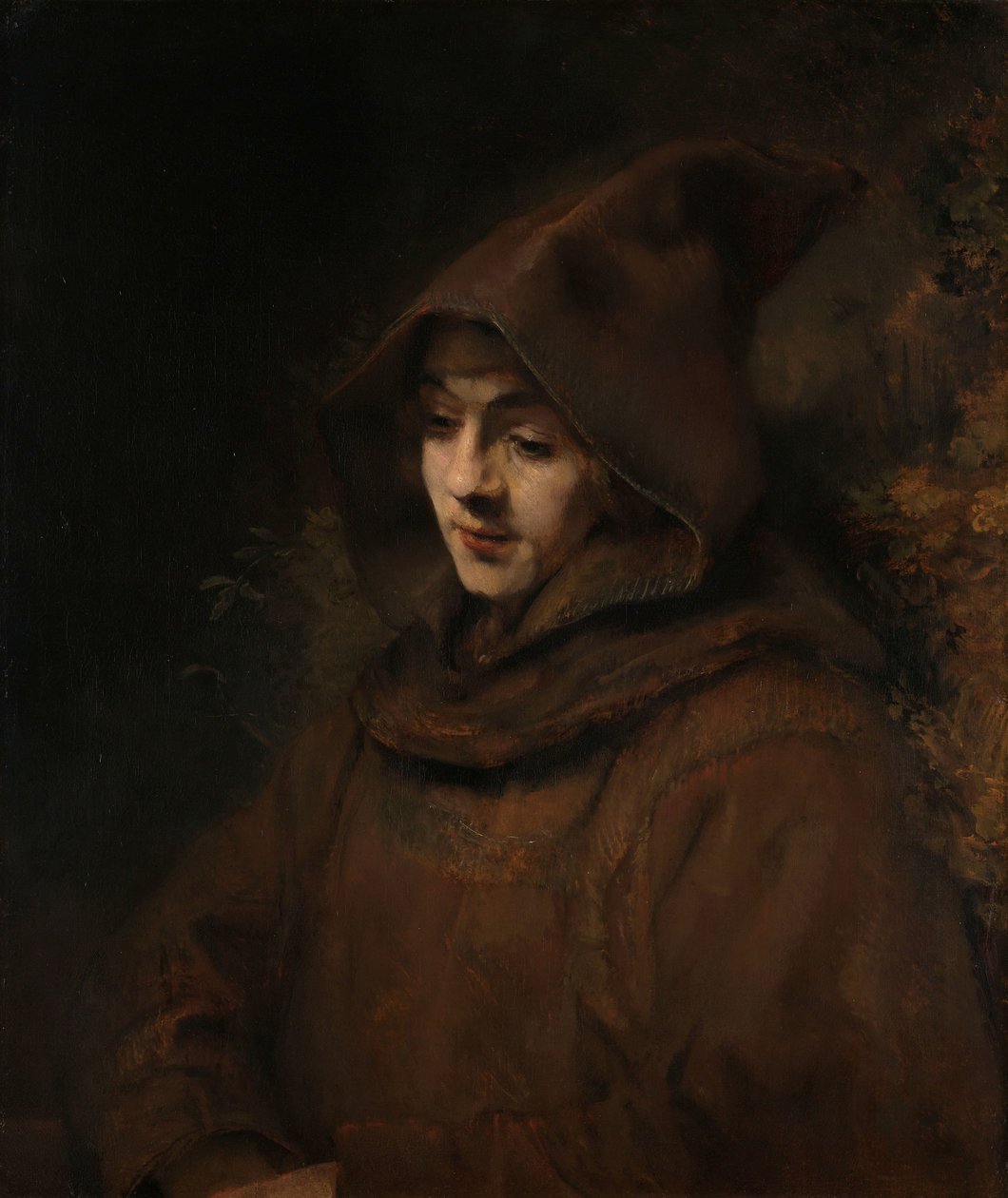 Rembrandtin poika Titus munkin tapana Titus munkin tapana tekijältä Rembrandt van Rijn