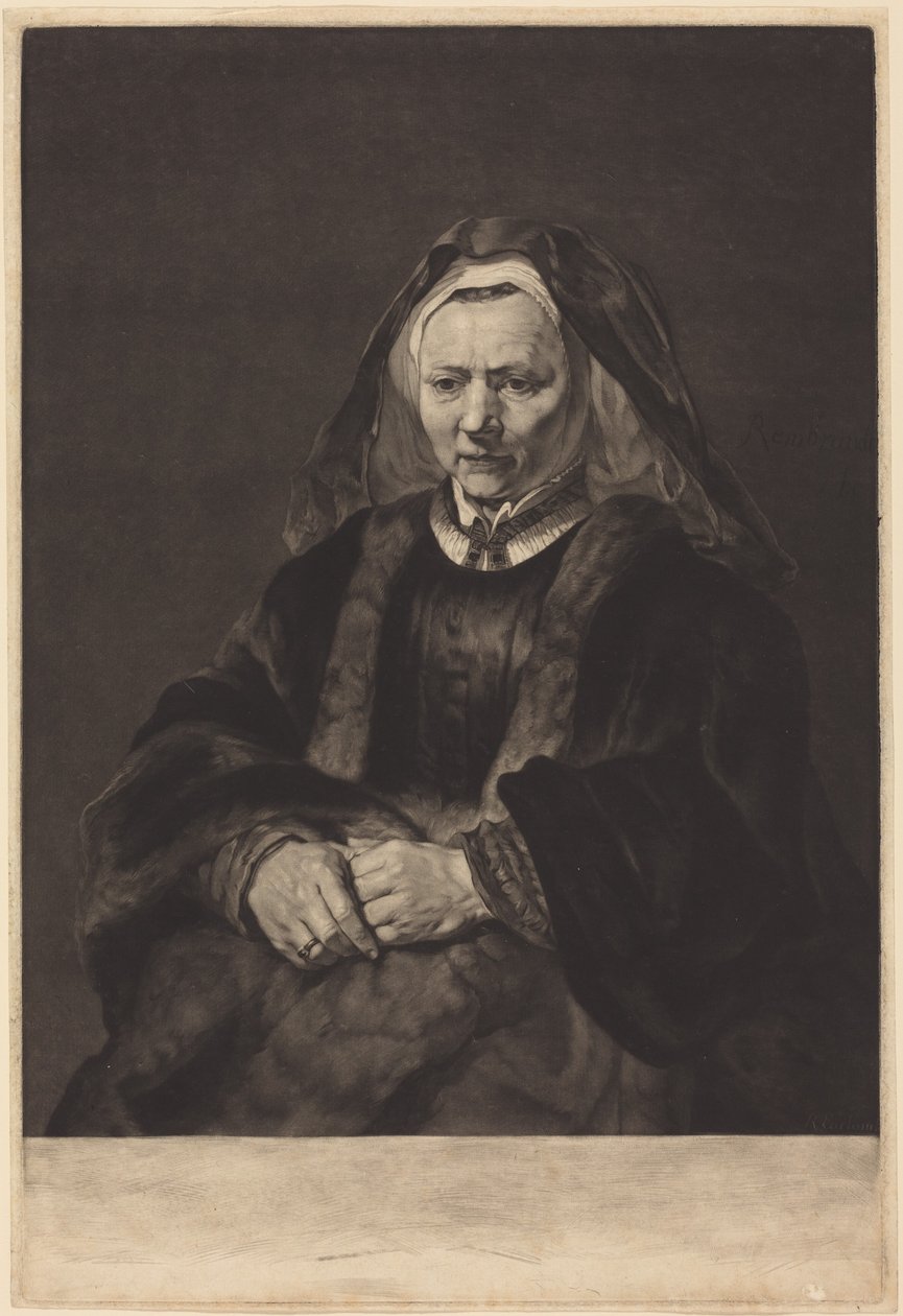 Rembrandtin vaimo tekijältä Rembrandt van Rijn
