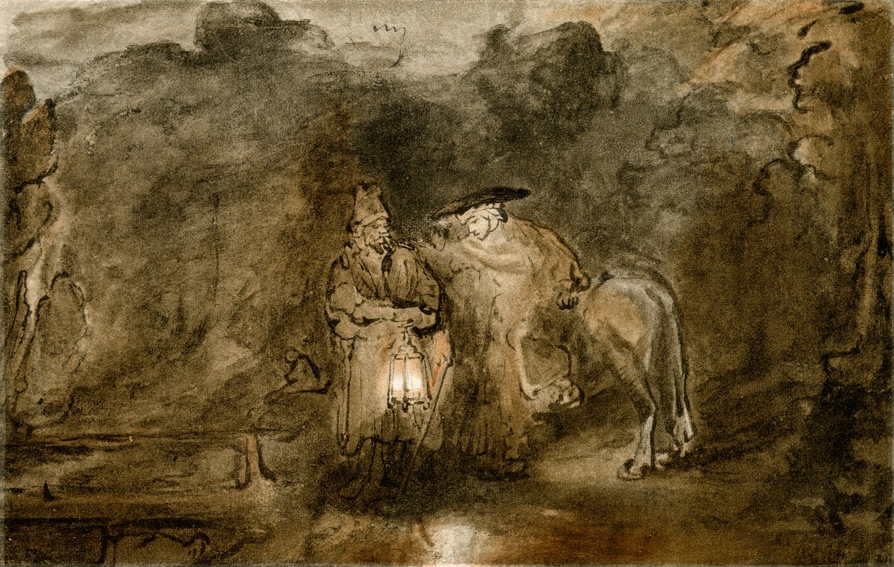 Lepo pakomatkalla Egyptiin tekijältä Rembrandt van Rijn