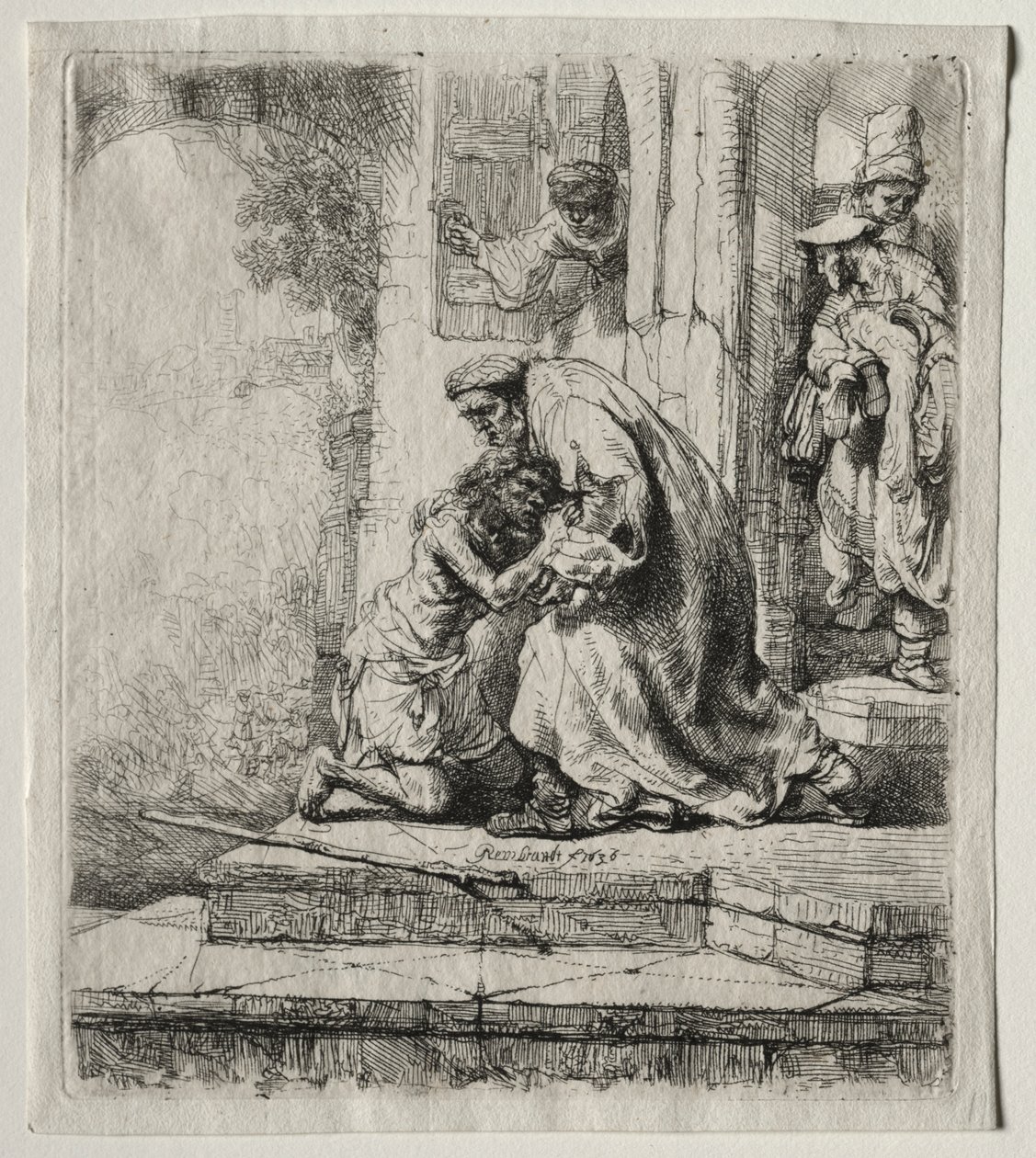 Tuhlaajapojan paluu tekijältä Rembrandt van Rijn