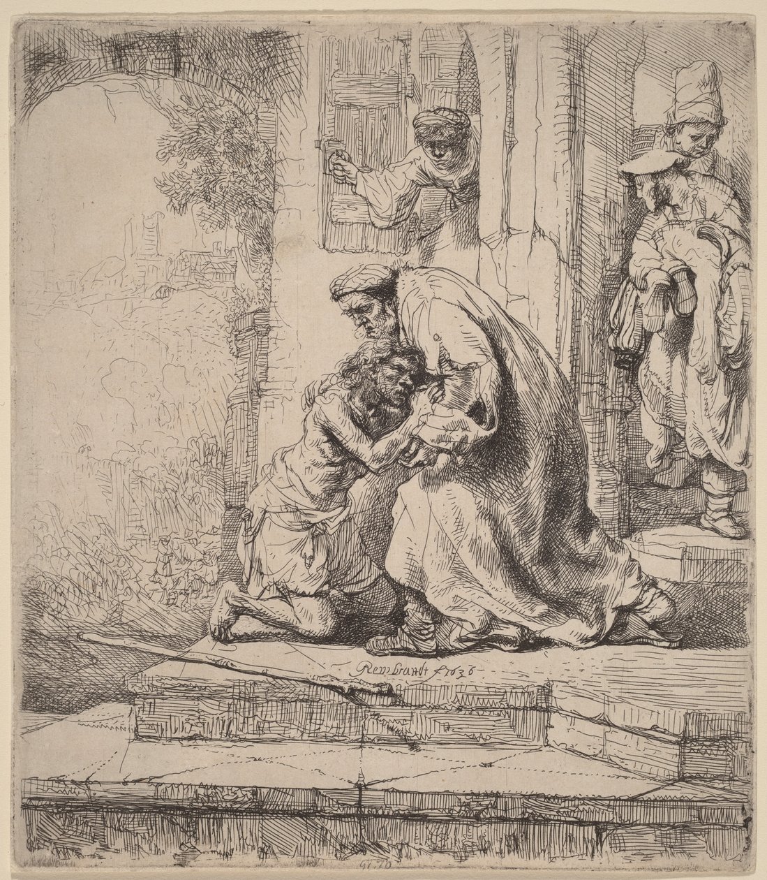 Tuhlaajapoika palaa kotiin tekijältä Rembrandt van Rijn