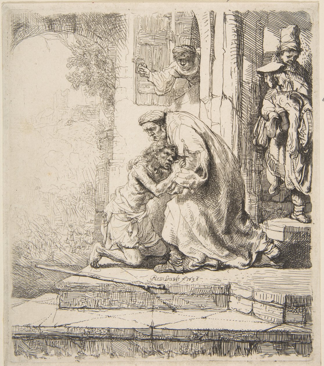 Tuhlaajapojan paluu, 1620-69. tekijältä Rembrandt van Rijn