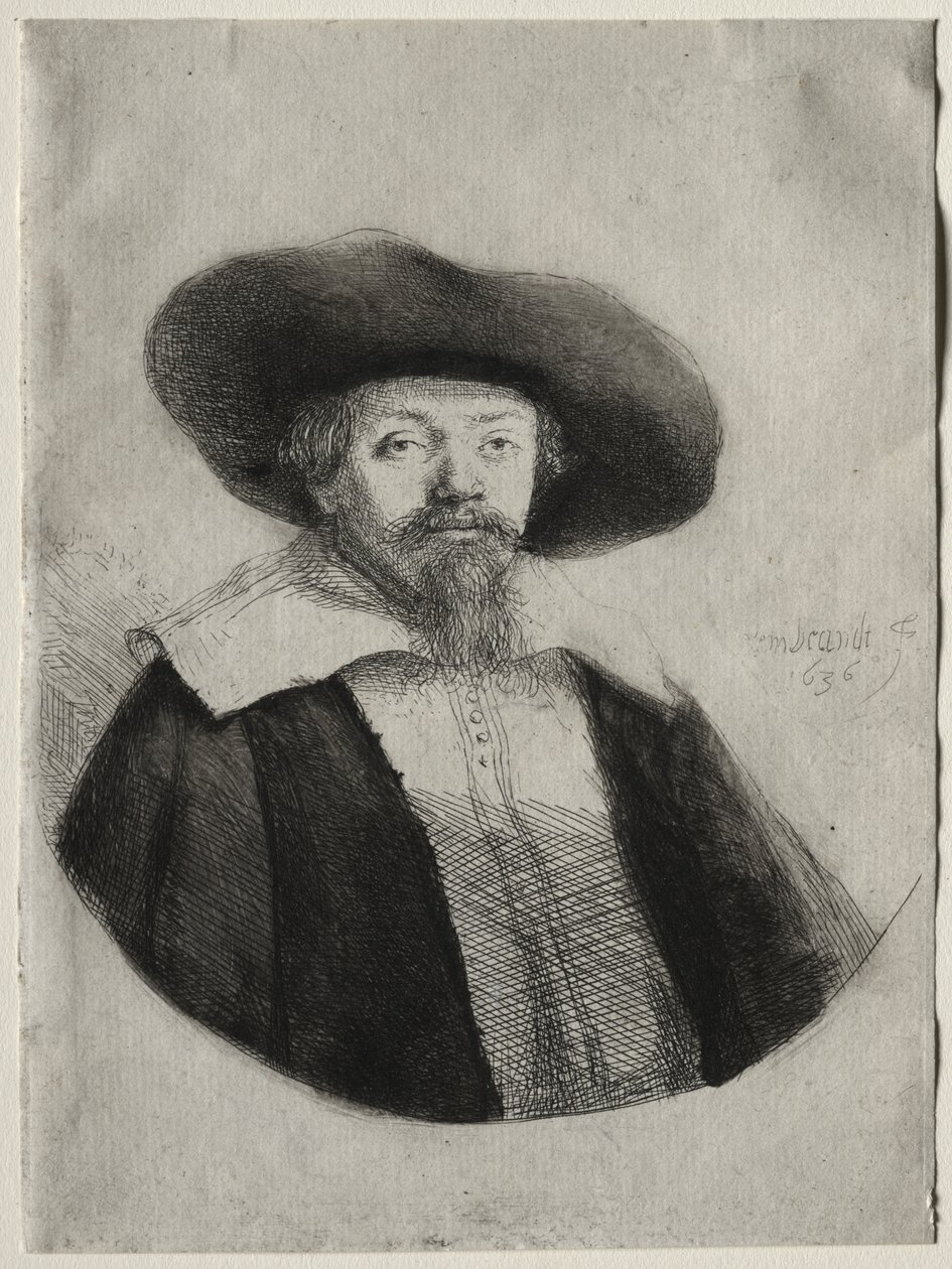 Samuel Manasse Ben Israel tekijältä Rembrandt van Rijn