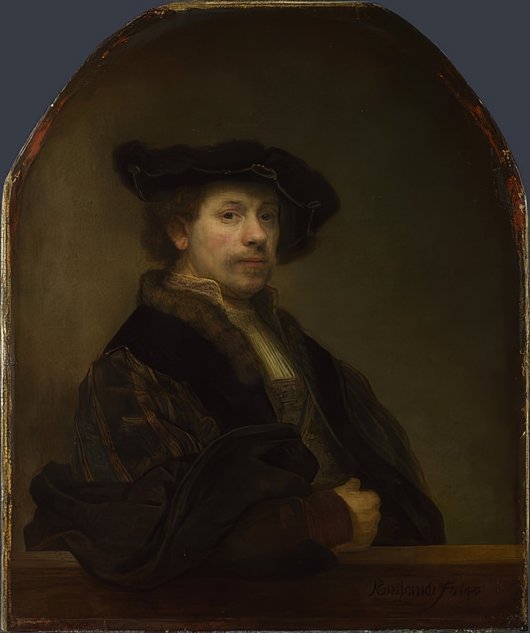 Omakuva 34-vuotiaana. 1640 tekijältä Rembrandt van Rijn
