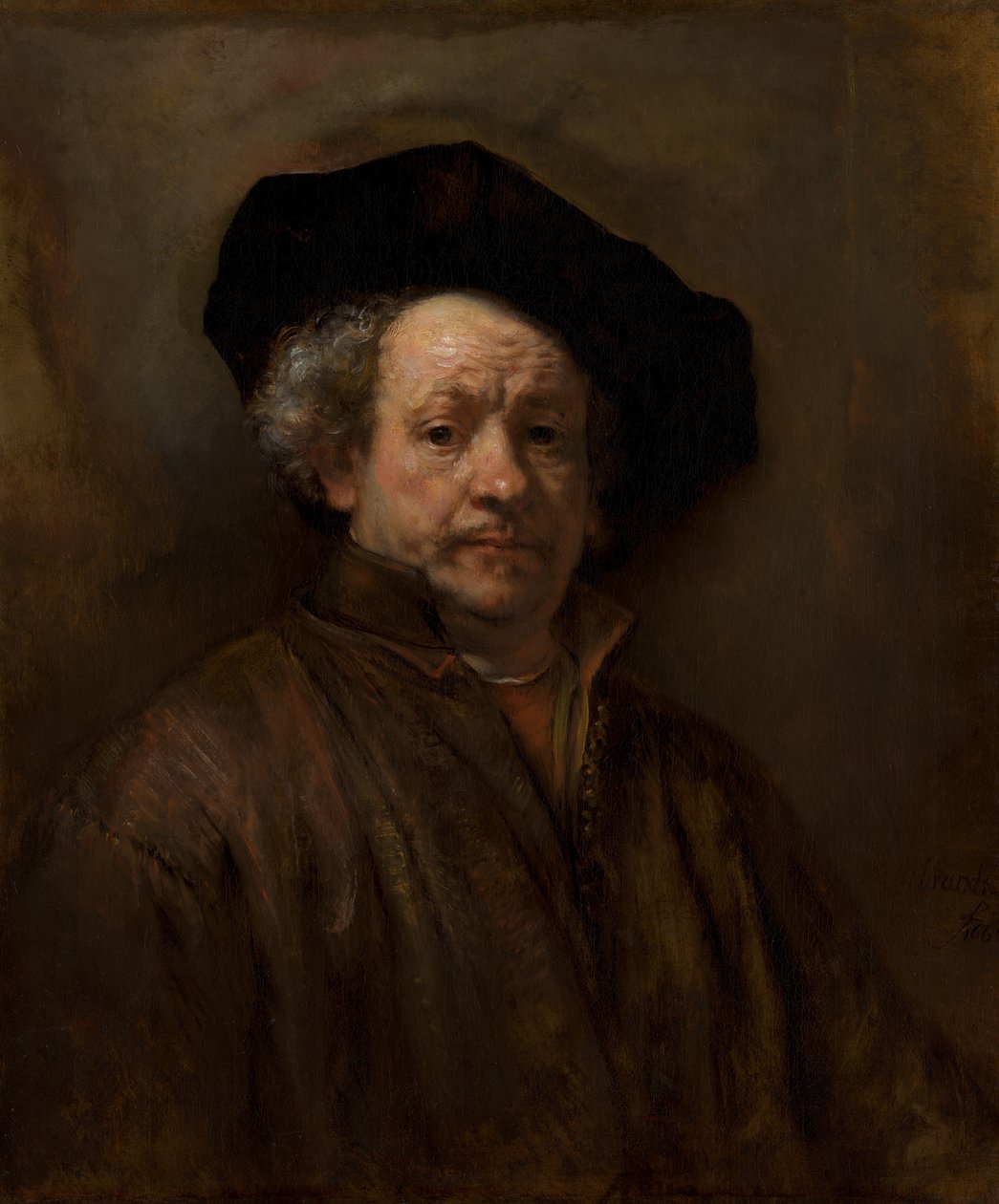Omakuva, 1660. tekijältä Rembrandt van Rijn