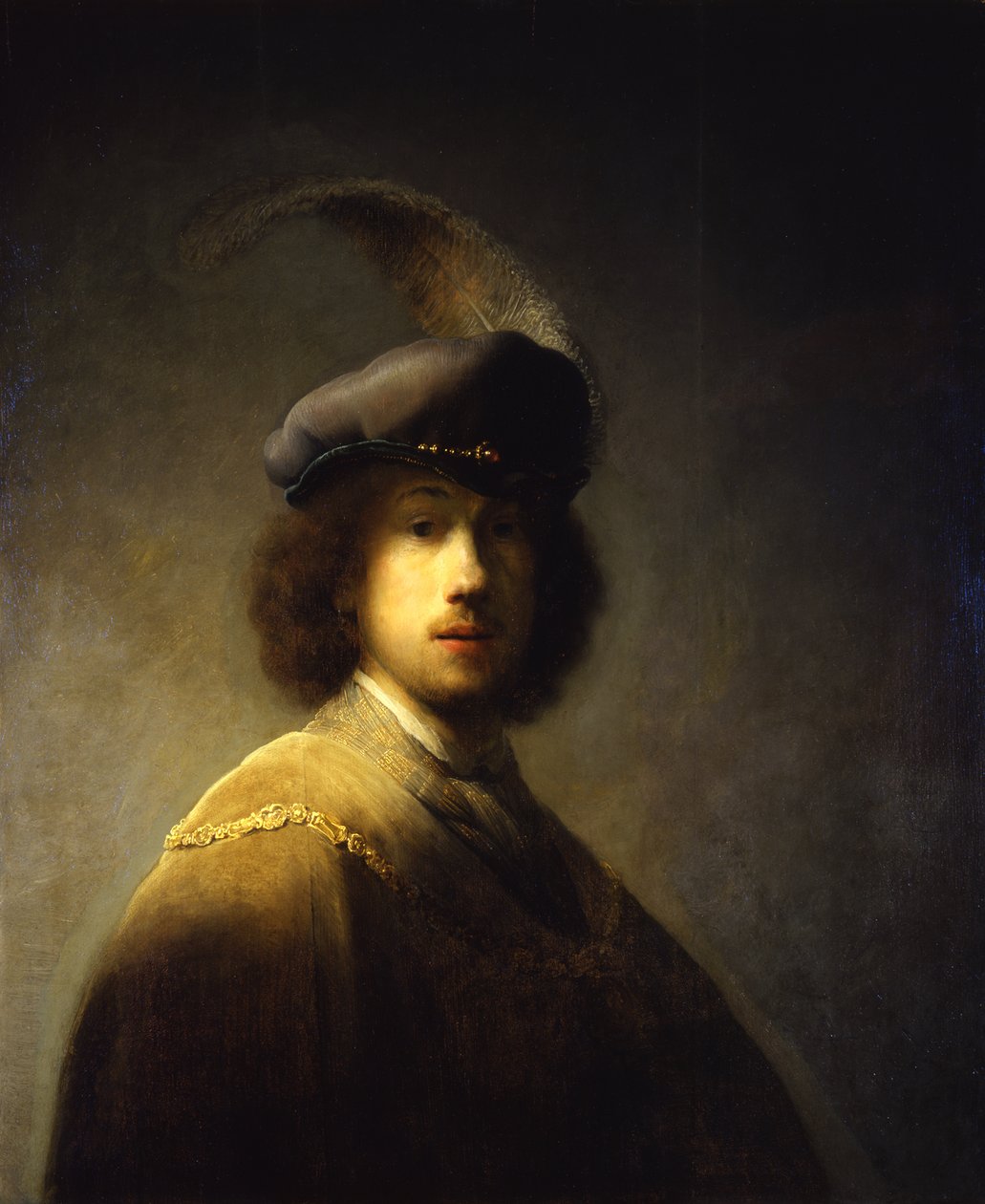Omakuva, 23 vuotta, 1629 tekijältä Rembrandt van Rijn