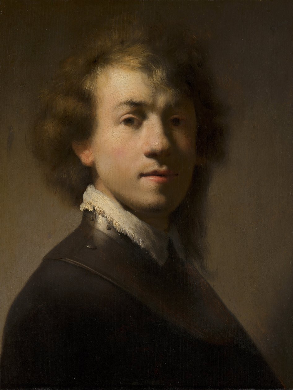 Omakuva, 1629 tekijältä Rembrandt van Rijn