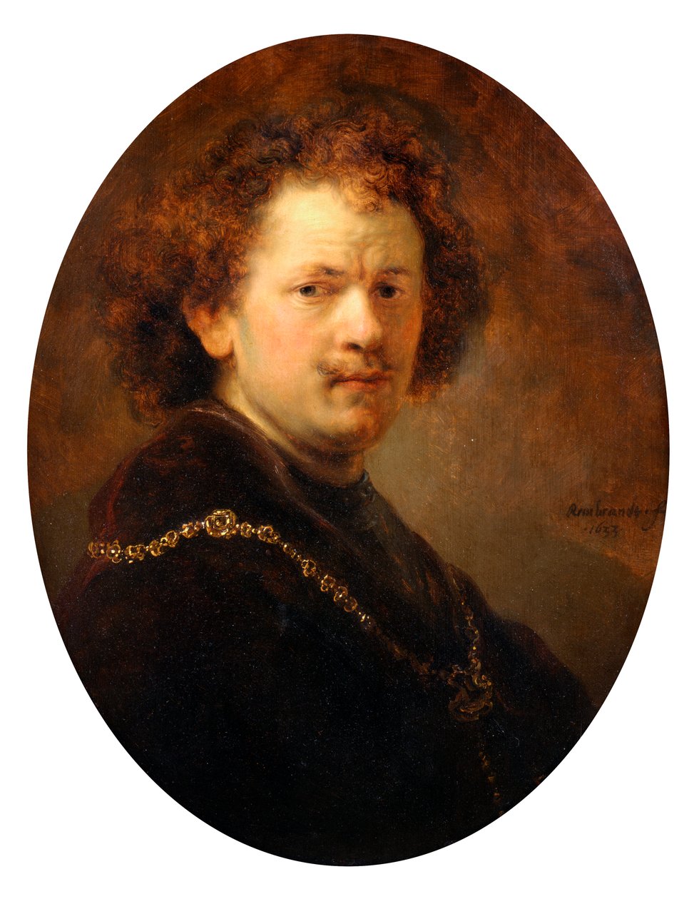 Omakuva, 1633 tekijältä Rembrandt van Rijn