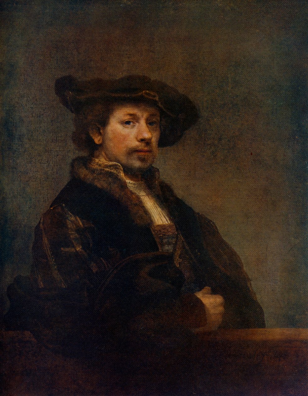 Omakuva 34-vuotiaana, 1640, 1912. tekijältä Rembrandt van Rijn