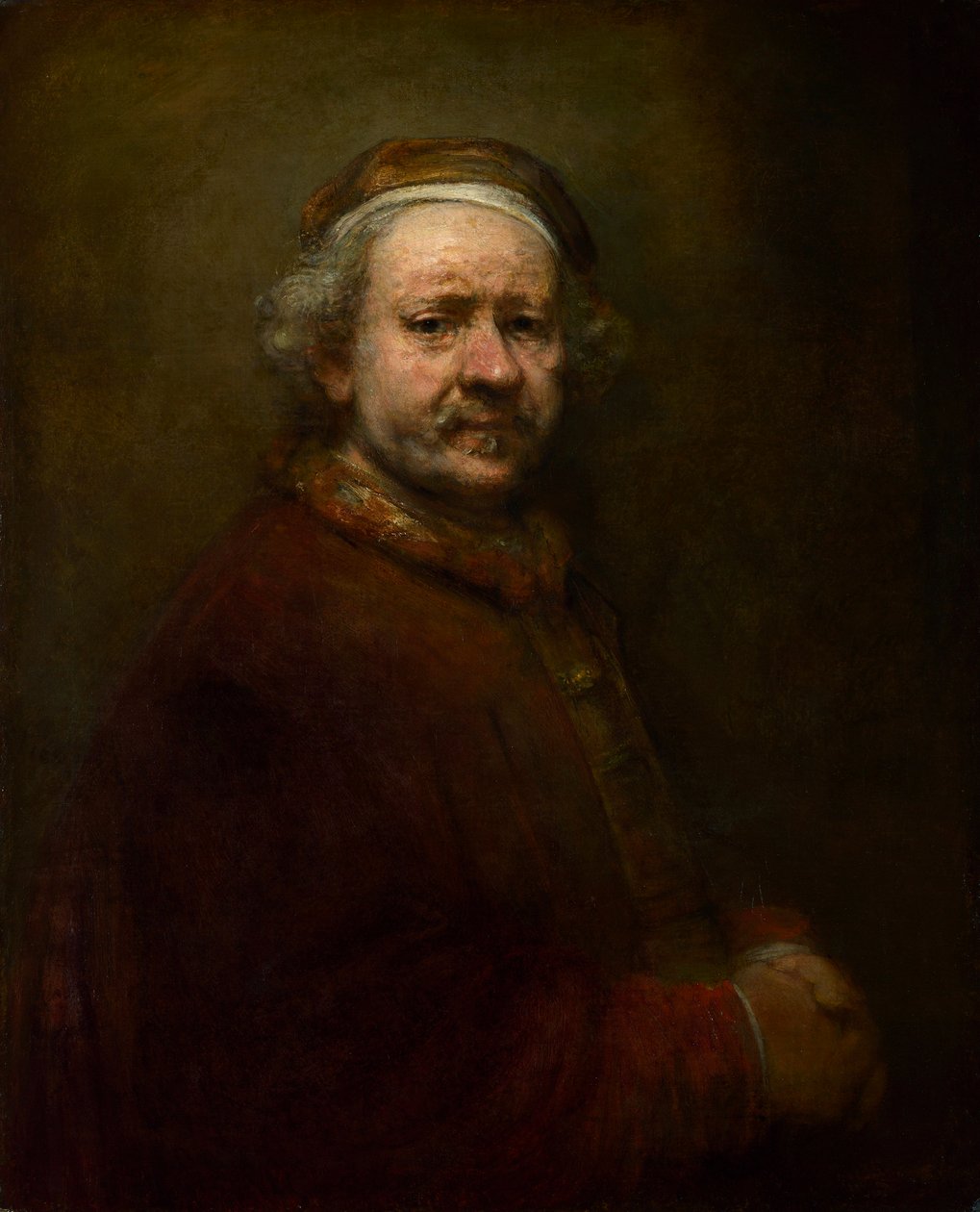 Omakuva 63-vuotiaana, 1669 tekijältä Rembrandt van Rijn