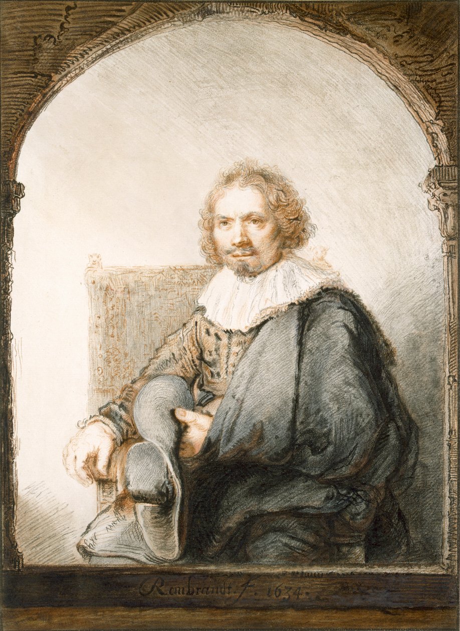 Omakuva 1634 tekijältä Rembrandt van Rijn