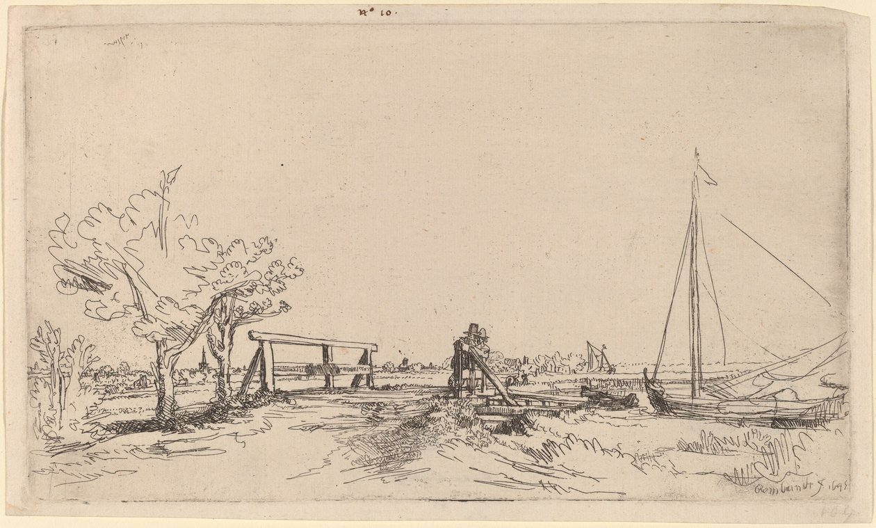 Kuuden silta tekijältä Rembrandt van Rijn