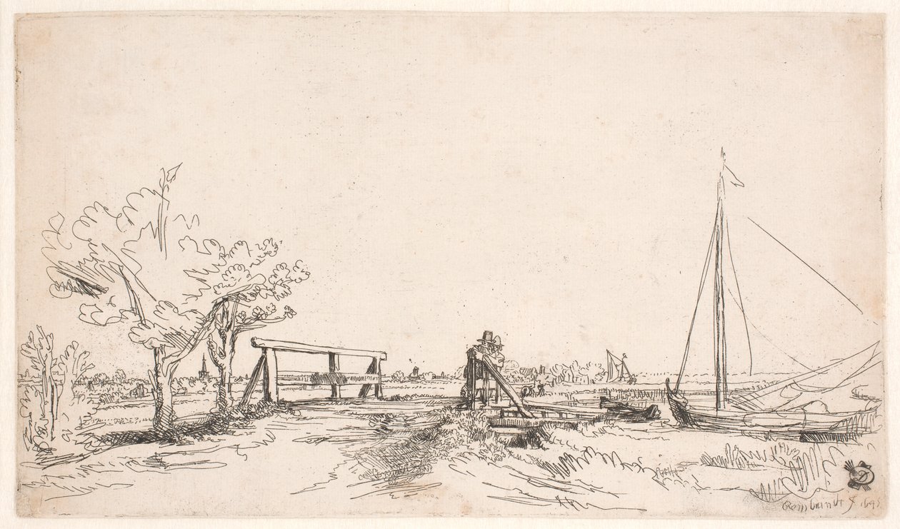 Kuuden silta tekijältä Rembrandt van Rijn