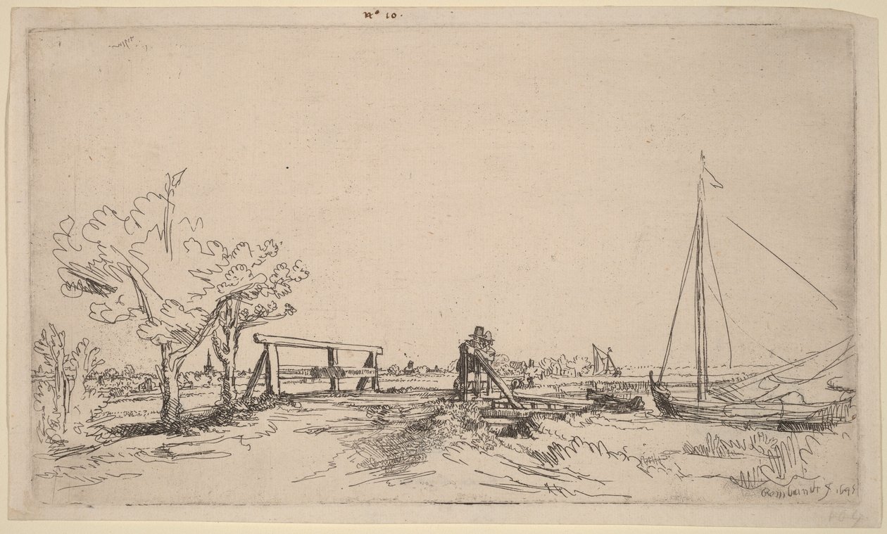 Sixin silta tekijältä Rembrandt van Rijn