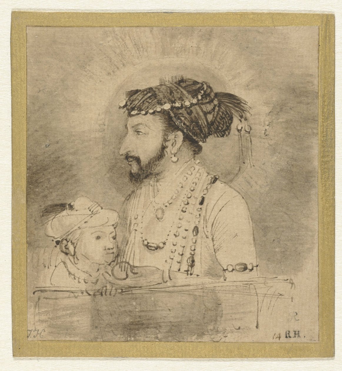 Shah Jahan ja hänen poikansa tekijältä Rembrandt van Rijn