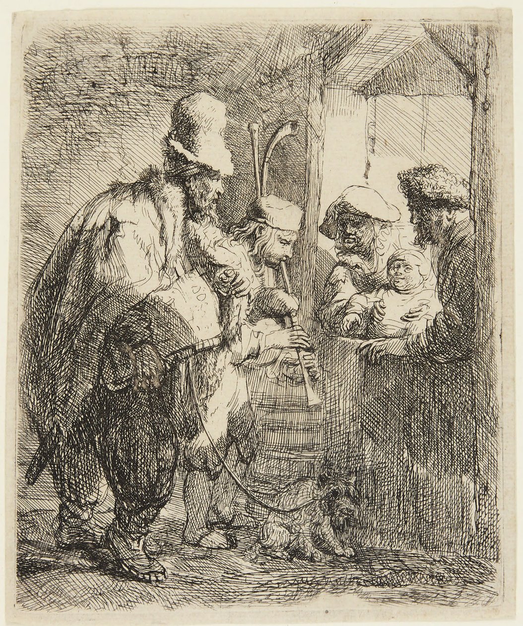 Katu-muusikot tekijältä Rembrandt van Rijn