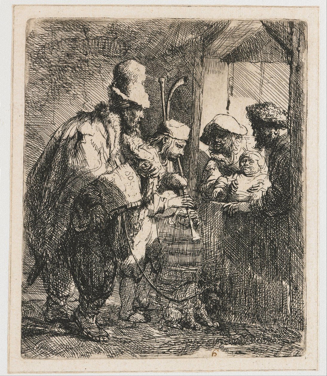 Katu-muusikot tekijältä Rembrandt van Rijn