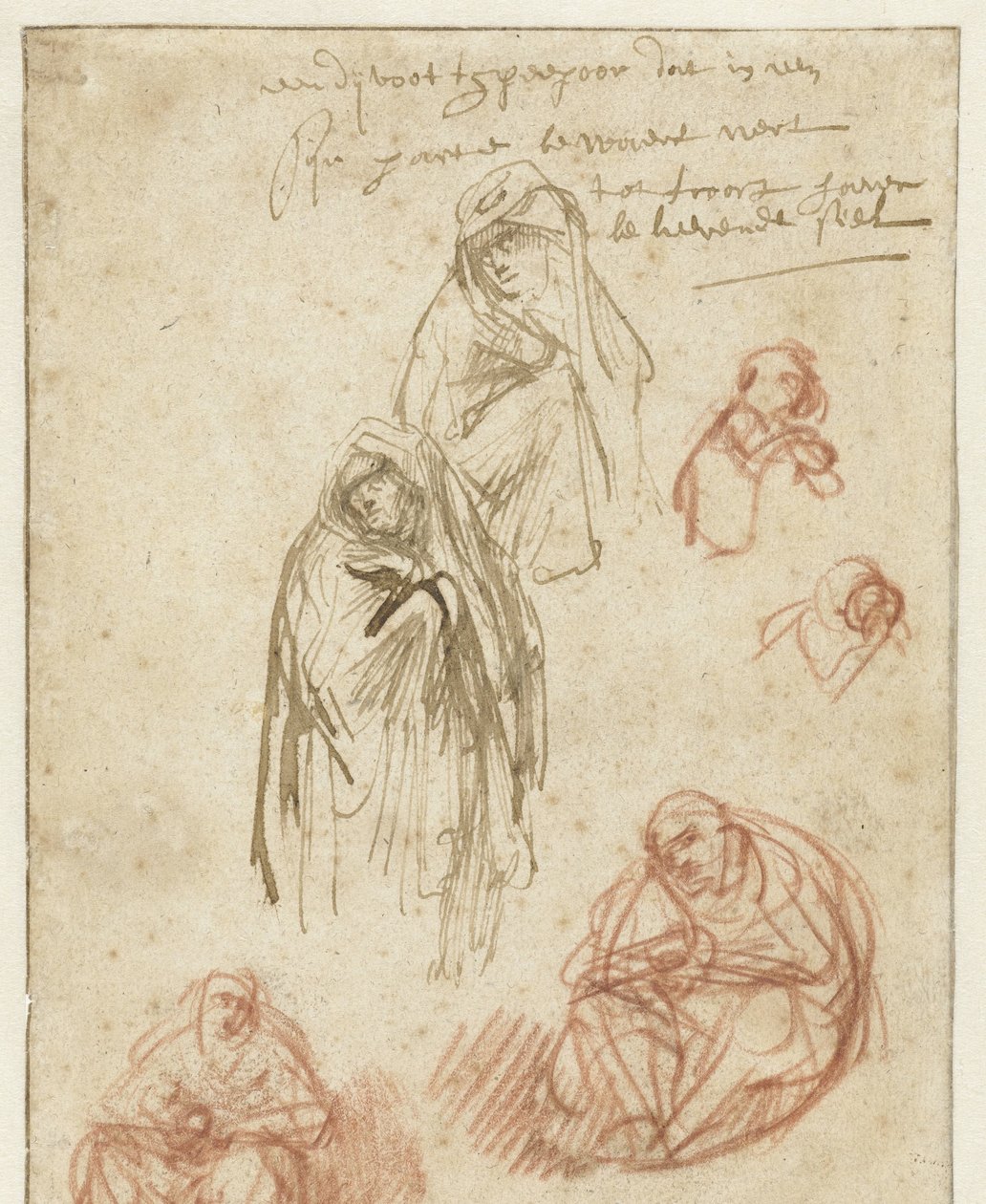 Sureva Magdalenan ja Neitsyen tutkimukset tekijältä Rembrandt van Rijn