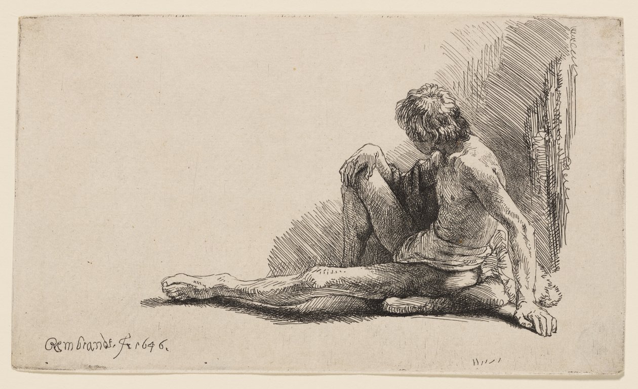 Alastontutkielma tekijältä Rembrandt van Rijn