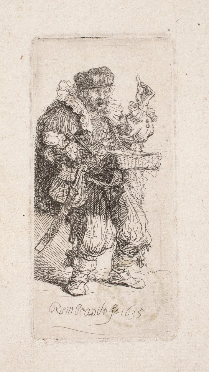 Huijari (Ihmeellisten voiteiden valmistaja) tekijältä Rembrandt van Rijn
