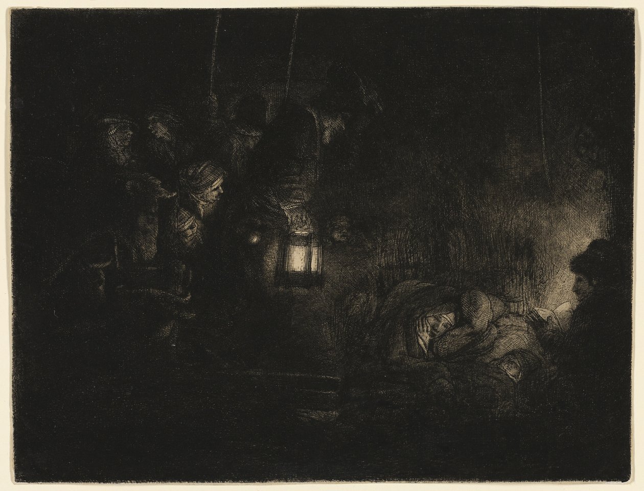 Paimenten palvonta: Yöpala tekijältä Rembrandt van Rijn