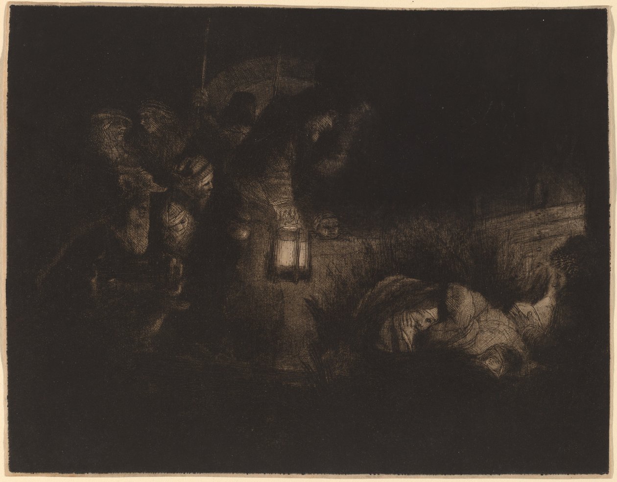 Paimenten palvonta: yöpala tekijältä Rembrandt van Rijn