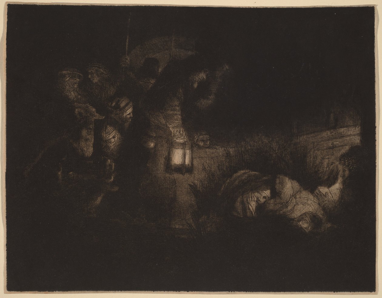 Paimenien palvonta: yökuva tekijältä Rembrandt van Rijn