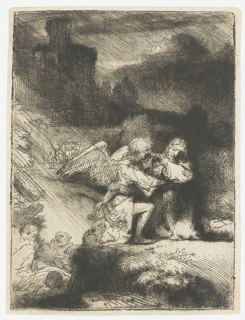 Agony in the Garden Tuska puutarhassa tekijältä Rembrandt van Rijn