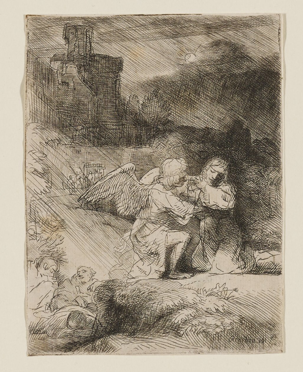 Kärsimys puutarhassa tekijältä Rembrandt van Rijn